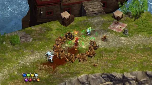 Сцена с применением игровых возможностей Magicka