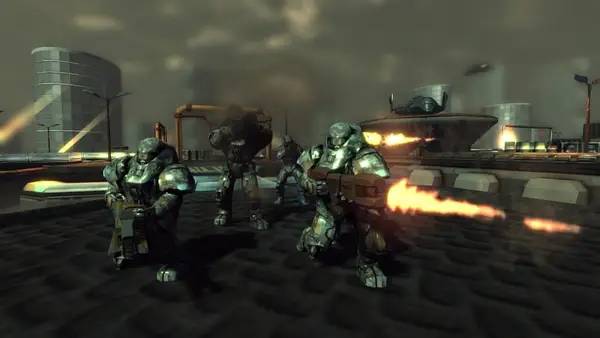 Сцена с применением игровых возможностей Mechs & Mercs Black Talons