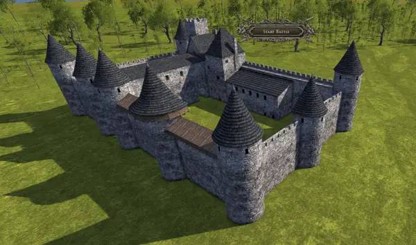 Сцена с применением игровых возможностей Medieval Kingdoms Total War (Attila Version)