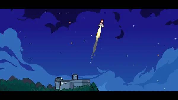 Сцена с применением игровых возможностей Meg's Monster