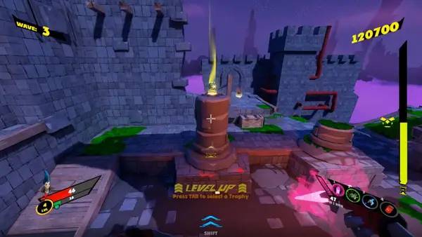 Сцена с применением игровых возможностей Mist Hunter