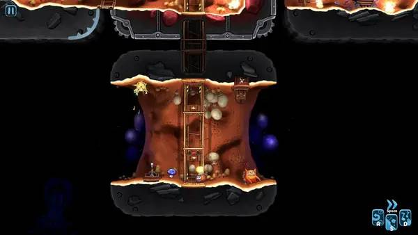 Сцена с применением игровых возможностей Molecats