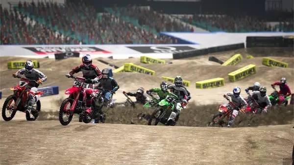 Сцена с применением игровых возможностей Monster Energy Supercross - The Official Videogame 6