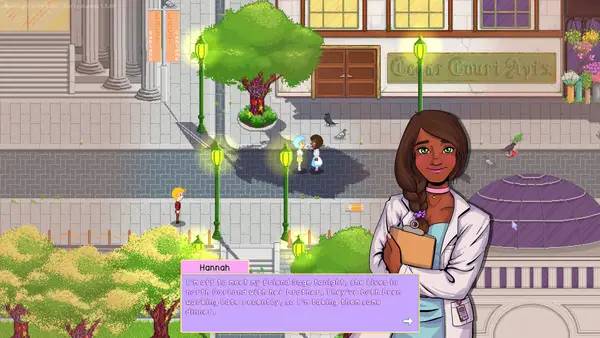 Сцена с применением игровых возможностей Moonlight In Garland