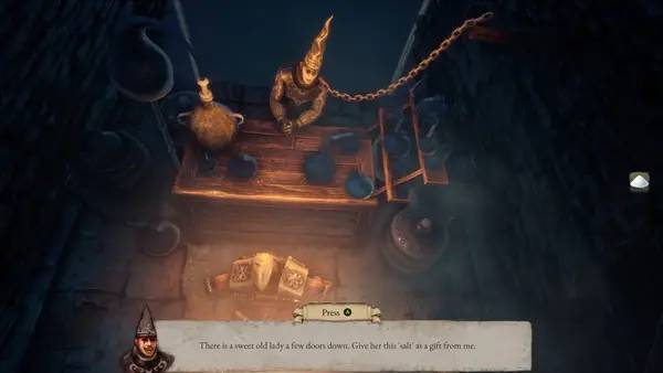 Сцена с применением игровых возможностей Moroi