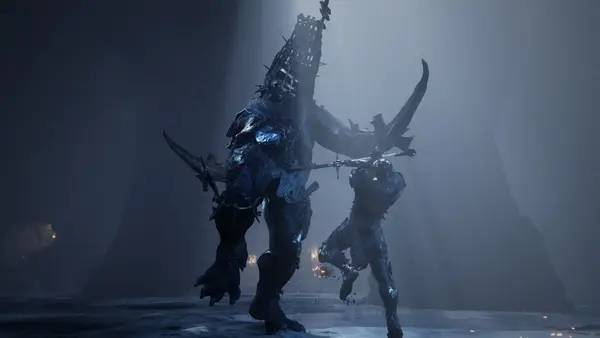 Сцена с применением игровых возможностей Mortal Shell