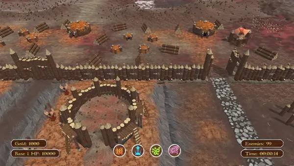 Сцена с применением игровых возможностей Mortals and Monsters Blood Orc