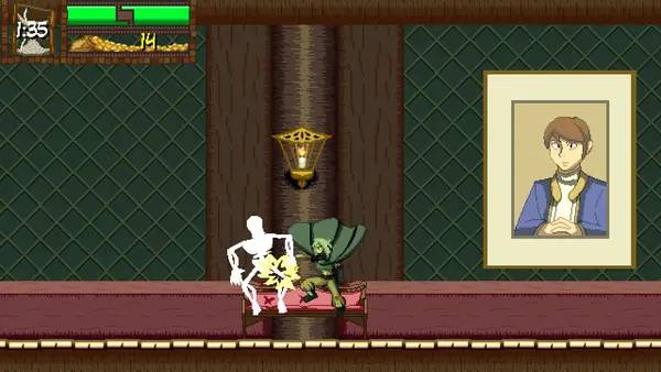 Сцена с применением игровых возможностей Necrolepsy