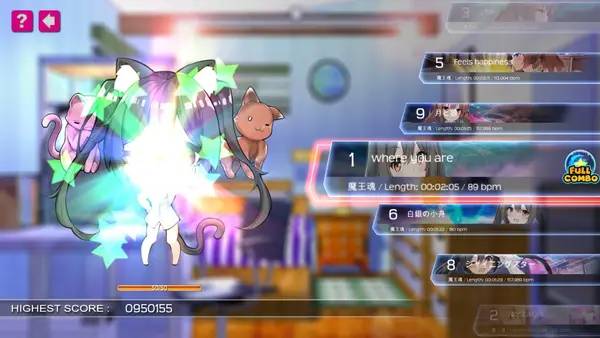 Сцена с применением игровых возможностей NEKO PAPALA