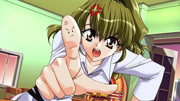 Сцена с применением игровых возможностей Never 7 - The End of Infinity