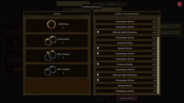 Сцена с применением игровых возможностей Never Second in Rome