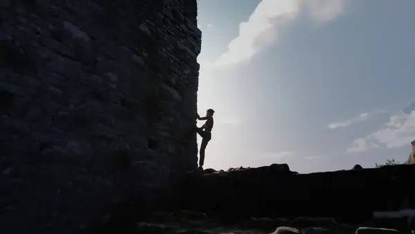 Сцена с применением игровых возможностей New Heights  Realistic Climbing and Bouldering