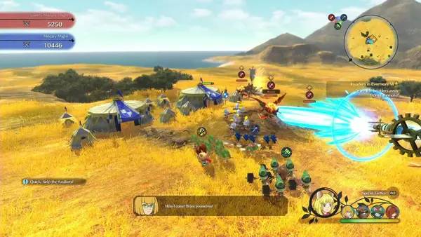 Сцена с применением игровых возможностей Ni no Kuni 2 Revenant Kingdom