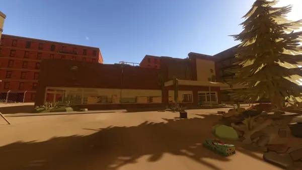 Сцена с применением игровых возможностей Nomad