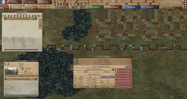 Сцена с применением игровых возможностей On The Western Front