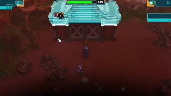 Сцена с применением игровых возможностей One Lonely Outpost