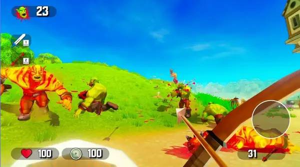 Сцена с применением игровых возможностей Orc Raid