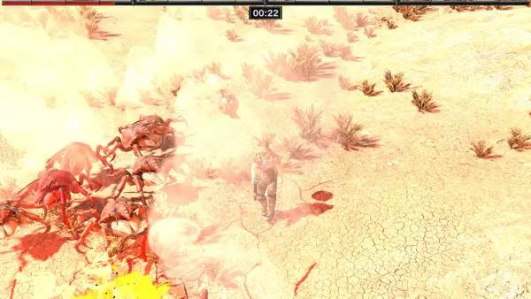 Сцена с применением игровых возможностей Outlanders Hunt and Survive