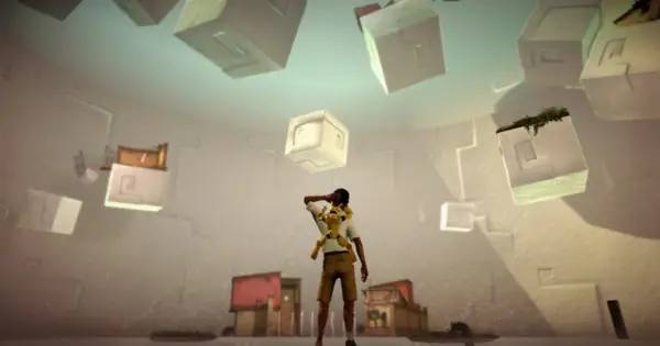 Сцена с применением игровых возможностей Papo and Yo