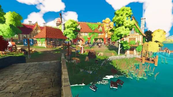 Сцена с применением игровых возможностей Potion Shop Simulator