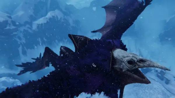 Сцена с применением игровых возможностей Praey for the Gods