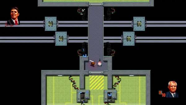 Сцена с применением игровых возможностей Reagan Gorbachev