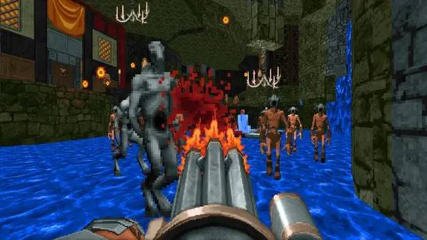 Сцена с применением игровых возможностей REKKR Sunken Land