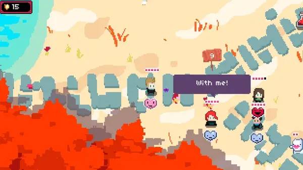 Сцена с применением игровых возможностей Roguemance