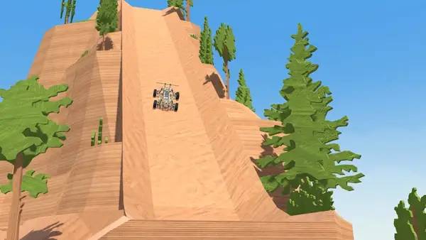 Сцена с применением игровых возможностей Rover Builder