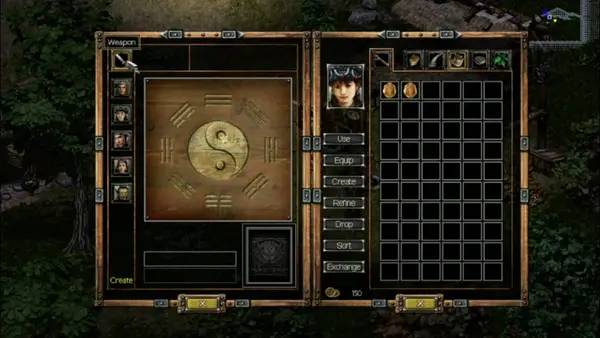 Сцена с применением игровых возможностей Seal of Evil