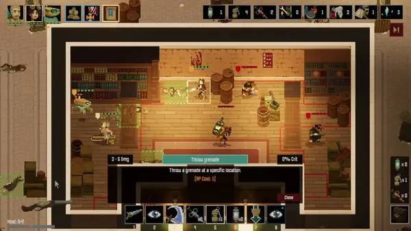 Сцена с применением игровых возможностей Shardpunk