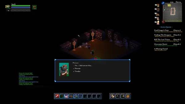 Сцена с применением игровых возможностей Shards of Azuria