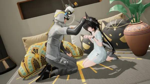 Сцена с применением игровых возможностей Snowbreak Containment Zone