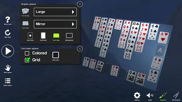 Сцена с применением игровых возможностей Solitaire Forever II