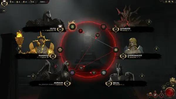 Сцена с применением игровых возможностей Solium Infernum