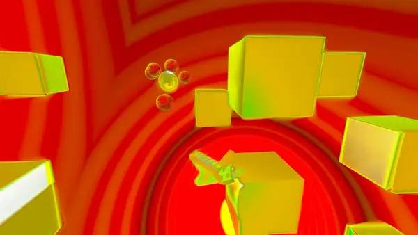 Сцена с применением игровых возможностей Space Hole 2018