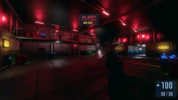 Сцена с применением игровых возможностей Space Mercenary Shooter Episode 2