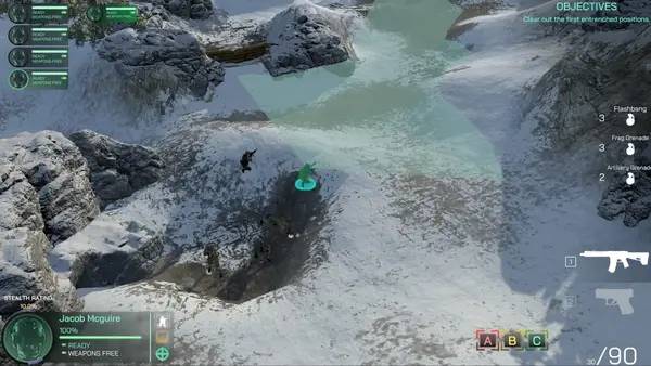 Сцена с применением игровых возможностей SPECWAR Tactics