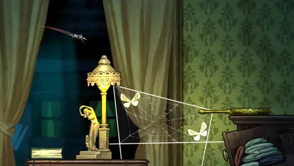 Сцена с применением игровых возможностей Spider Rite of the Shrouded Moon