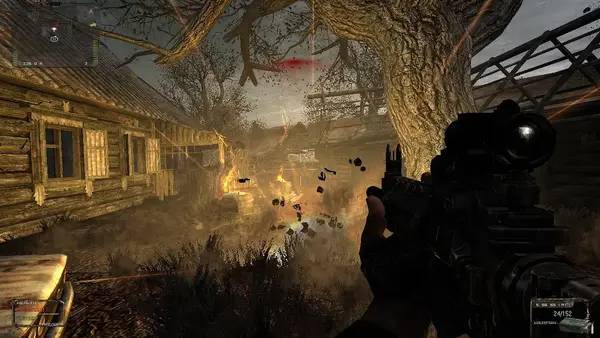 Сцена с применением игровых возможностей Сталкер Shadow of Chernobyl - EPILOGUE