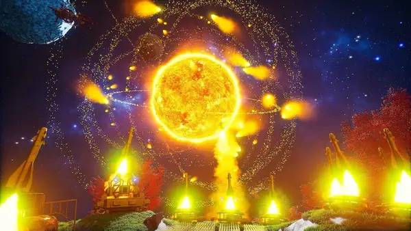 Сцена с применением игровых возможностей Star Crafter