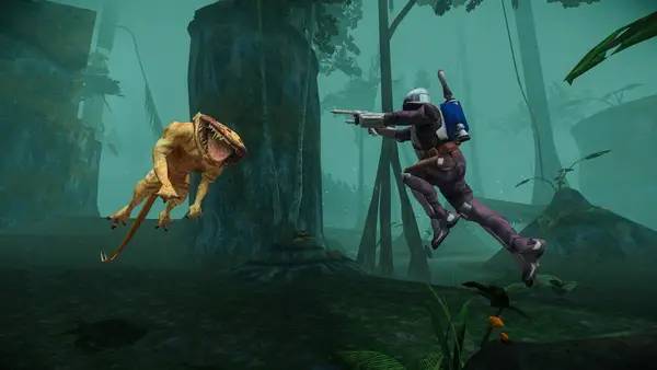 Сцена с применением игровых возможностей STAR WARS Bounty Hunter