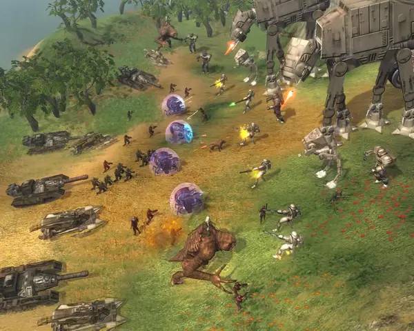 Сцена с применением игровых возможностей STAR WARS Empire at War - Gold Pack