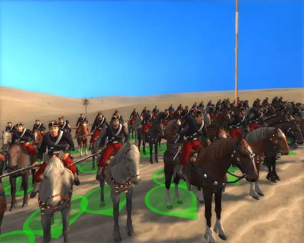 Сцена с применением игровых возможностей Steam and Steel Total War
