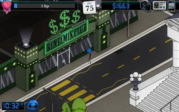 Сцена с применением игровых возможностей Stick RPG 2 Director's Cut