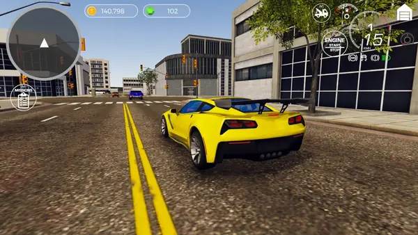 Сцена с применением игровых возможностей Suber Driver