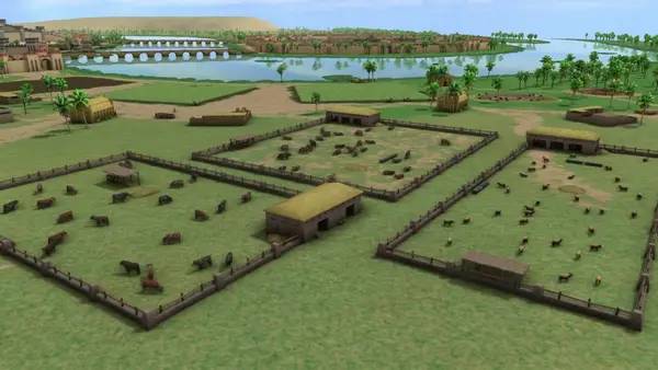 Сцена с применением игровых возможностей Sumerians