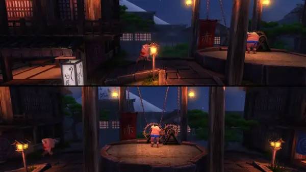 Сцена с применением игровых возможностей Sumoman