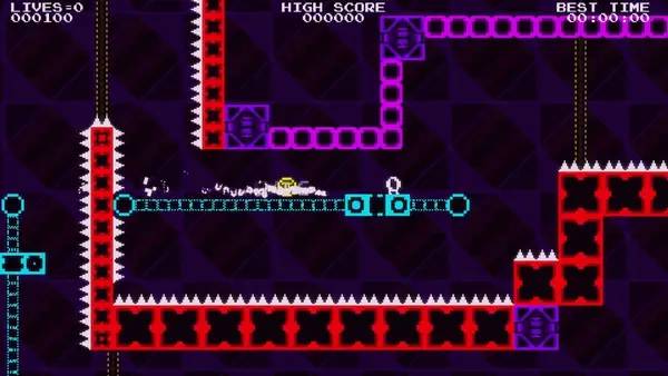 Сцена с применением игровых возможностей Super Mega Zero