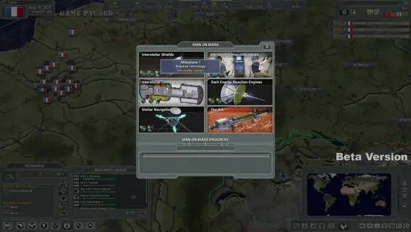 Сцена с применением игровых возможностей Supreme Ruler 2030